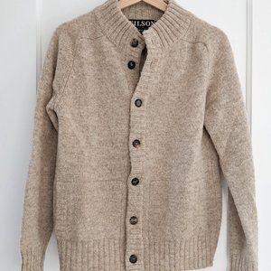 Filson Women's Wool Cardigan Jacket - Natural Beige - Size XS